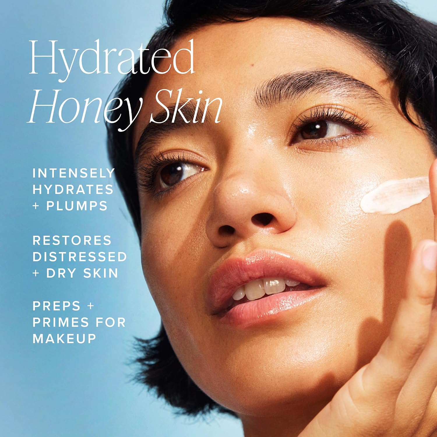 Farmacy Ceramide Face Moisturizer - Honey Halo Ultra Hydrating Facial Moisturizer with Buckwheat Honey + Ceramides - Helps Restore Barrier + Replenish Dryness - Plumping Skin Care for Dry Skin (100ml) Honey Halo 3.4 Ounce (Pack of 1)